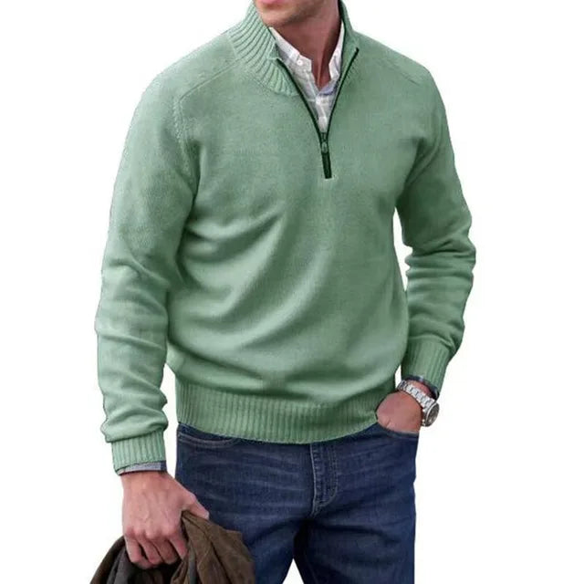 Katimy™ Elegance in Wool: Der Strickpullover für Herren